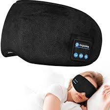 Antifaz con audífonos bluetooth incorporados para dormir